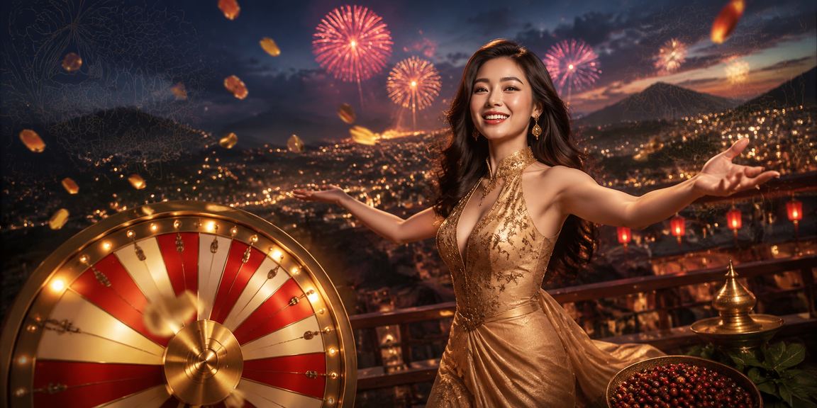 Bàn quay roulette tại Buôn Ma Thuột trong quán cà phê sôi động