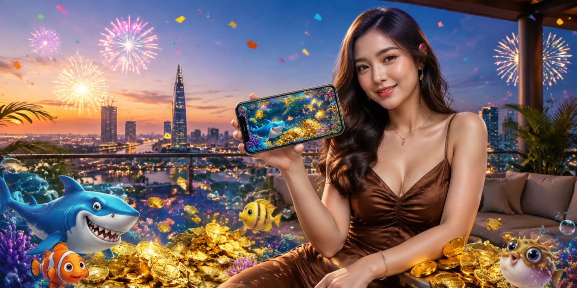 Người dùng tại TP. Hồ Chí Minh uống cà phê và tham gia casino di động qua thomo