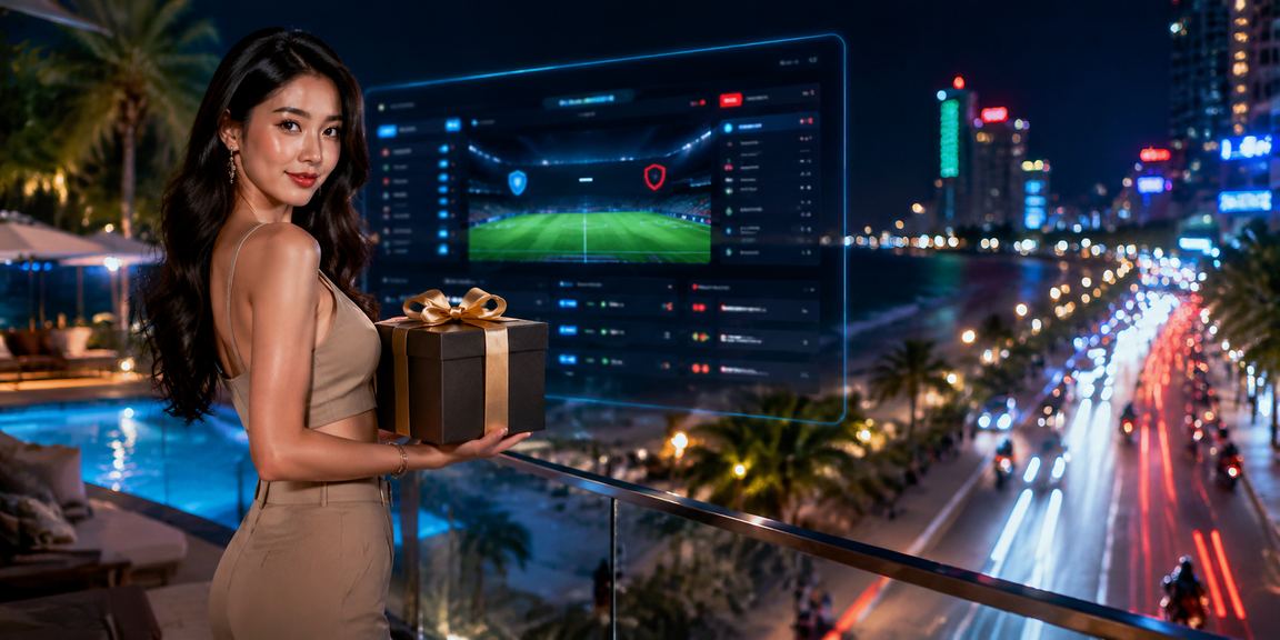 Đèn neon casino về đêm tại Nha Trang – không khí giải trí trực tuyến sôi động trên thomo